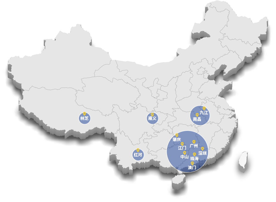全国布局地图